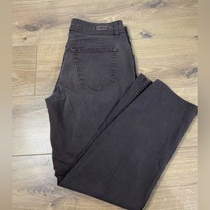 Vintage Riders by Lee Black Denim Jeans Straight Leg Loose Fit Jeans Size 12P